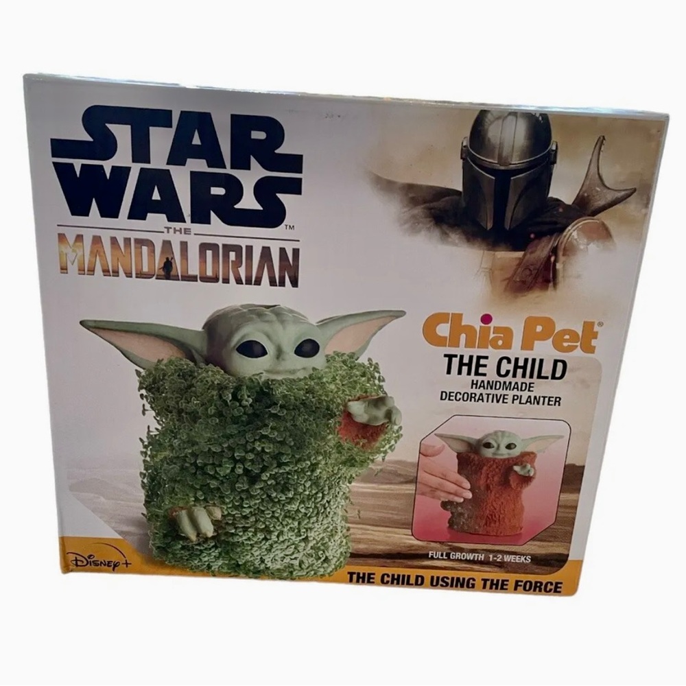Disney Star Wars Mandalorian Chia Pet Planter New